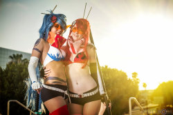 YURI LAGANN : Yoko Littner and Fem Kamina by Khainsaw 