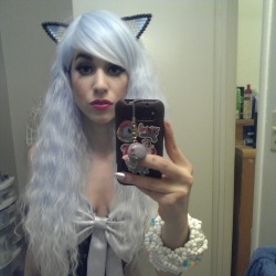 This was from last night. I was a black & blue kitty always.