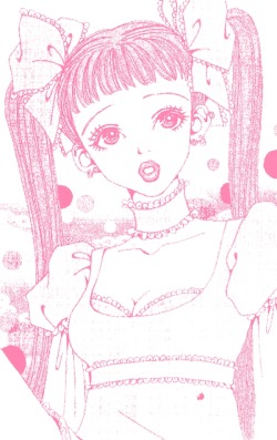 yungneako:  pls-noraneko:a cute pink edit of my lovely miwako（人´∀`*）