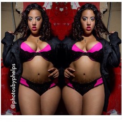 Double trouble and double thickness of Jackie A  #thick #stacked