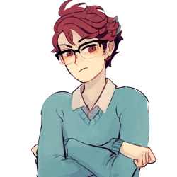 hazeldrop:  glasses tooru 