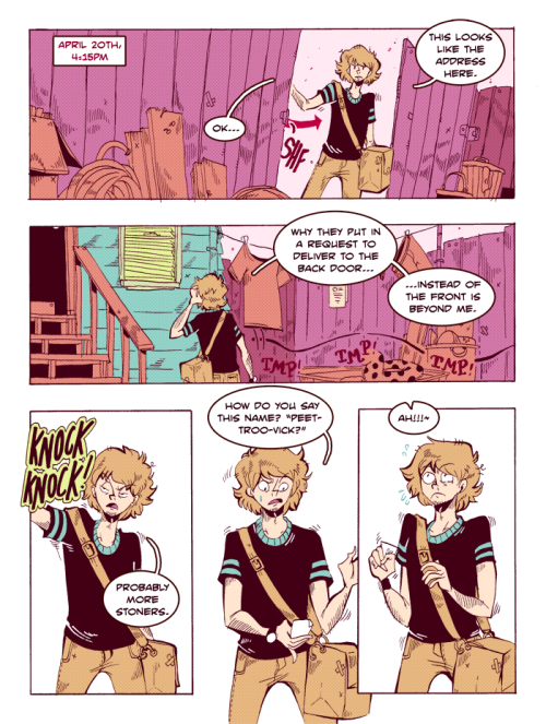 feistydelights:  So a comic idea that I had originally planned for 4/20 last month is getting released today on 5/20 hahahaha. The whole “weed = munchies” gag for a vore-themed blog seemed just too good to pass up. I was trying to go for