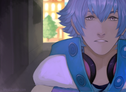 cresii:  Redraw of Aoba’s first encounter with Usui! I’ve