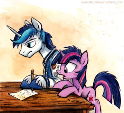 canterlothigh:  You’re doing it wrong…  x3! D'awww~! <3