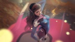 overwatch-fan-art:  Kind of a D.va Fanart WIP by mehisnewbz 