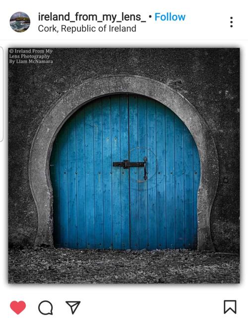 blondebrainpower:Irish Old Forge Doorway in West Cork.Ireland