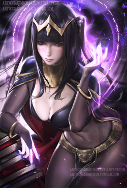 sakimichan:  Tharja from fire emblem, suggested ~ I did my best