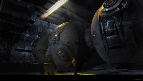 this-is-cool:The impressive sci-fi themed concept artworks and