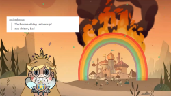 safetykiid: Star vs the Forces of Popular Text Posts.