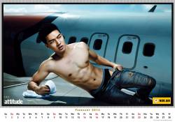  Nok Air X Attitude Nok Air Calendar 2014: February Model: TAT