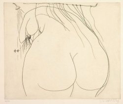 vjeranski:  Brett Whiteley Woman under the shower(1976) 