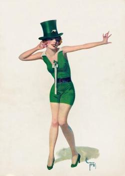 sydneyflapper:  St Patrick’s Day Flapper 