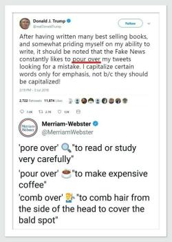 whitepeopletwitter:Merriam-Webster is a savage