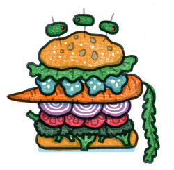 barrelbody:  A burger for a magazine. More soon…