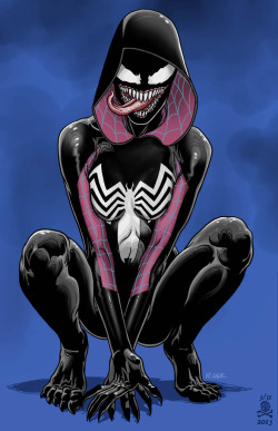 geekthegeek:  Gwenom by quasilucid 