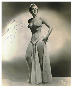 Brandy Martin Vintage 50’s-era promo photo personalized: