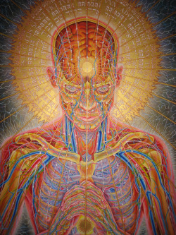 metaphysical-ataxia:  Alex Gray paintings: “Praying”, “The