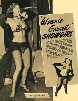   Winnie Garrett is featured in the January 1949 edition of ‘SIR!’