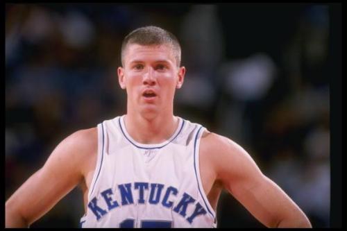 In honor of Kentucky playing or the NCAA Div. 1 National title against U Conn tonight, here’s a flashback to that UK hottie of years gone by…Jeff Sheppard.