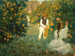 the-paintrist: fleurdulys:  The Orange Pickers   - Emanuel Phillips