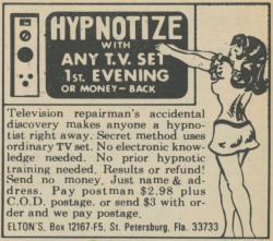 mastercontrol: Hypnotize with any T.V. Set 