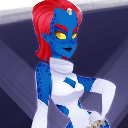 Mystique Print!! I kind of took the comic and the movie versions