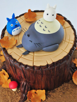 mayahan:  Cute Totoro Cakes