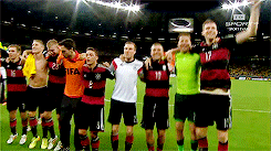 leawrences:  Germany NT celebrate their victory over Brazil 