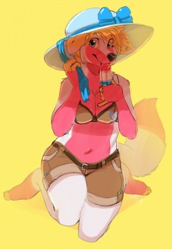 furballthefurry:  Summer Sammy [fullbody] - by AyCee