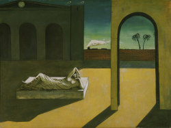 thusreluctant:  The Soothsayer’s Recompense by Giorgio de Chirico