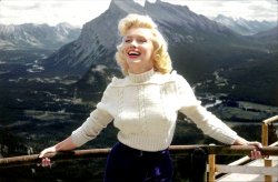 infinitemarilynmonroe:  Marilyn Monroe photographed in Canada,