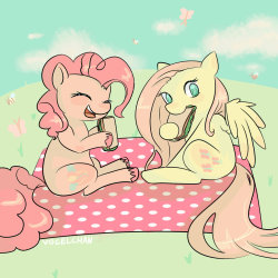 rarishypie:  Picnic At The Park by Vogelchan  x3 <3