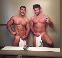 underwunder: manrumpsxxx:   Who are these guys??  Follow Me For