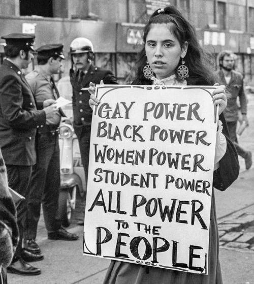 electripipedream:Gay Liberation Front member, New York University,