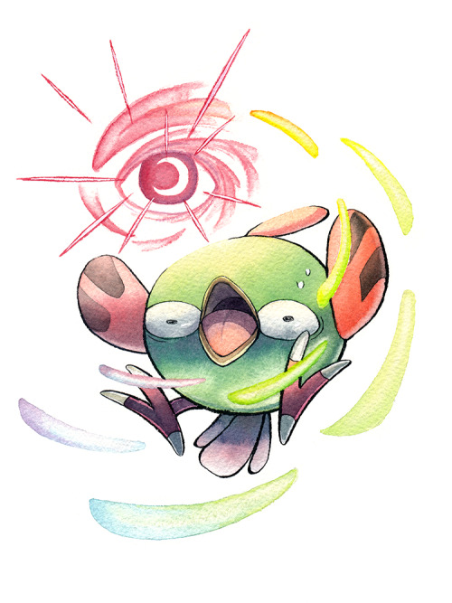 revilonilmah:    Natu is scared of his own Future Sight!  