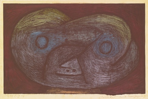 mauveflwrs: Paul Klee - Geschöpf Aus Der Moor Gegend D (Creature