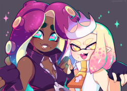 sugaryrainbow: Marina & Pearl Splats Twitter 