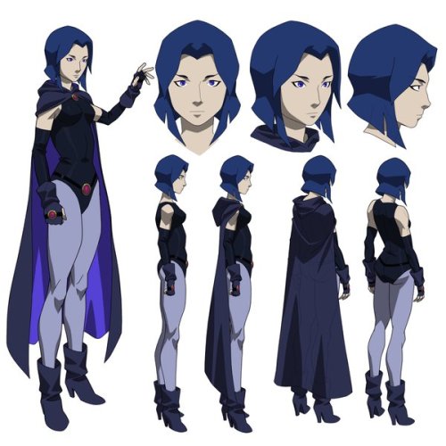 atomictiki:  ck-blogs-stuff:  charactermodel:  Raven by   by Phil Bourassa [ Justice League vs Teen Titans ] via Phil Bourassa  Dat Raven XP   !! maybe it’s just co-incidence but I may have influenced her boots?I did this in 2008