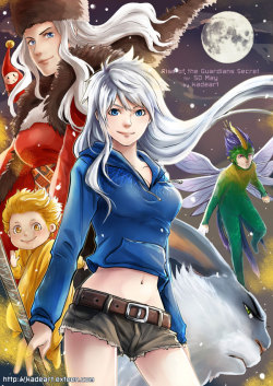 kadeart:  Rise of the Guardians - Gender Bending version and