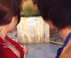 gearstation:  no swimming sign what what no swimming sign aoi