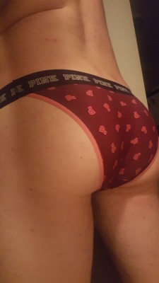 trappyjenna:  New v.s. panties if only the big construction workers I work with knew I had these on, maybe they would put me on my knees and fill me up with cum. Maybe I’ll let them peek out throughout the day.