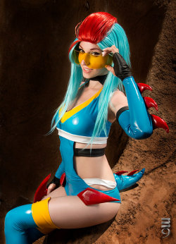 cosplayhotties:  Colossalcon 2014 - Totodile Cosplay Gijinka