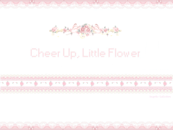 peace-love-and-beer:  angelic-lullabies:Cheer up, little flower ❁