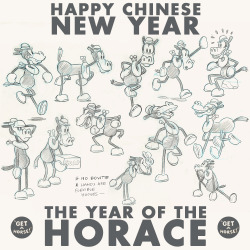 disneyanimation:  Happy Chinese New Year.  The Year of the Horace.