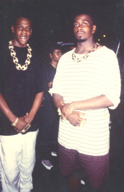 aintnojigga:  Jay-Z and Jaz-O, circa 1988. Check out how Hov