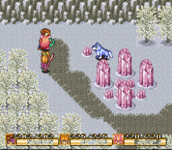 places-in-games:  Secret of Mana - Ice Forest  