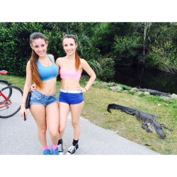 yogapantsgirlsworld:  Everglades AdventureWatch sexy girls Here