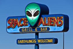 dreamland51:  Space Aliens Grill & Bar is a small, regional