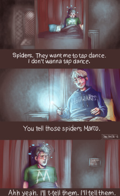 small-town-ink:  “You tell those spiders Marco.” Taking a