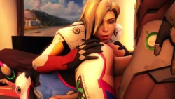 D.Va & Mercy in Threesome..Plus a Special Appearance by Widowmaker